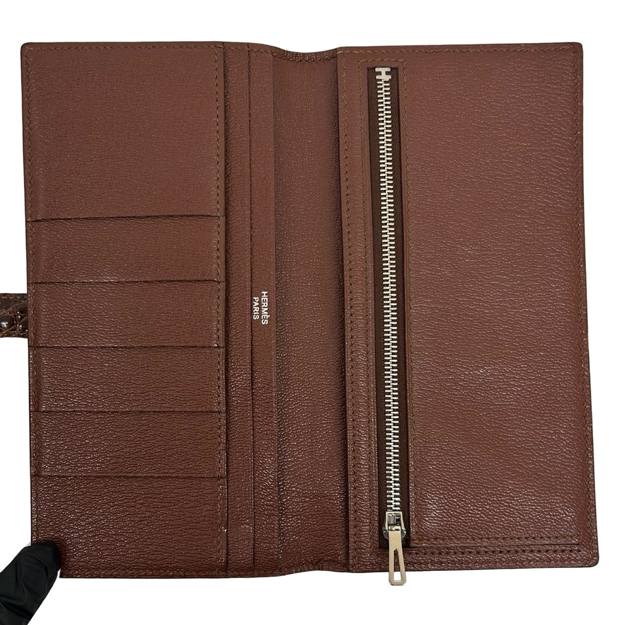 HERMES エルメス ベアン スフレ 長財布 ブラウン HERMES（エルメス） 財布 ベアン・スフレ レディース ブランド 長財布