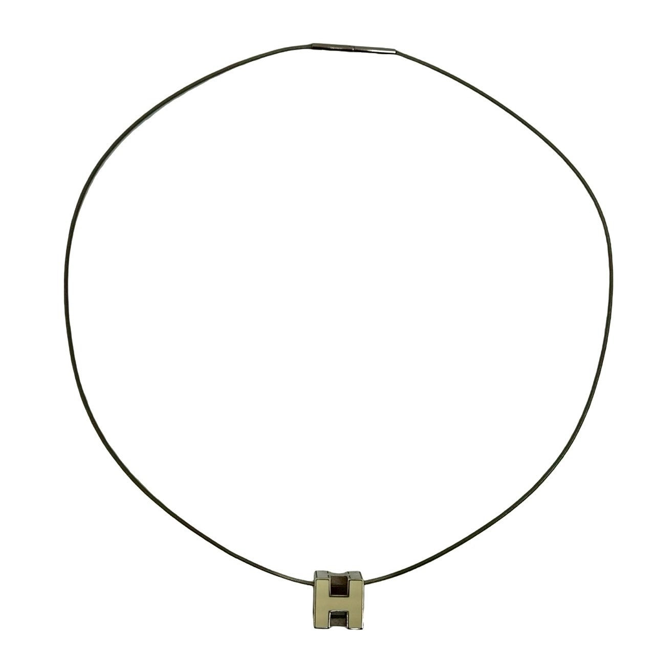 HERMES エルメス カージュドアッシュ Hキューブ ネックレス – Trip