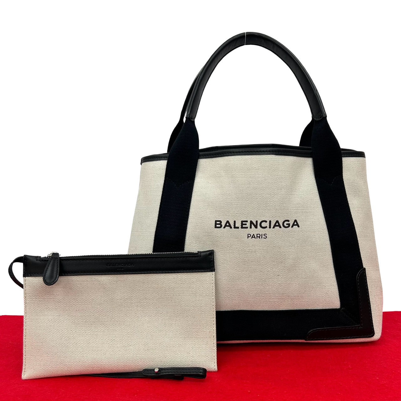 BALENCIAGA カバスSハンドバッグ BALENCIAGA バレンシアガ ネイビーカバス S ハンドバッグ – Trip