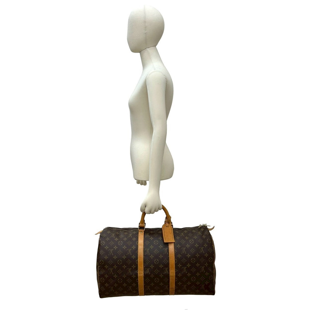 Boston bag Louis Vuitton Keepall 50