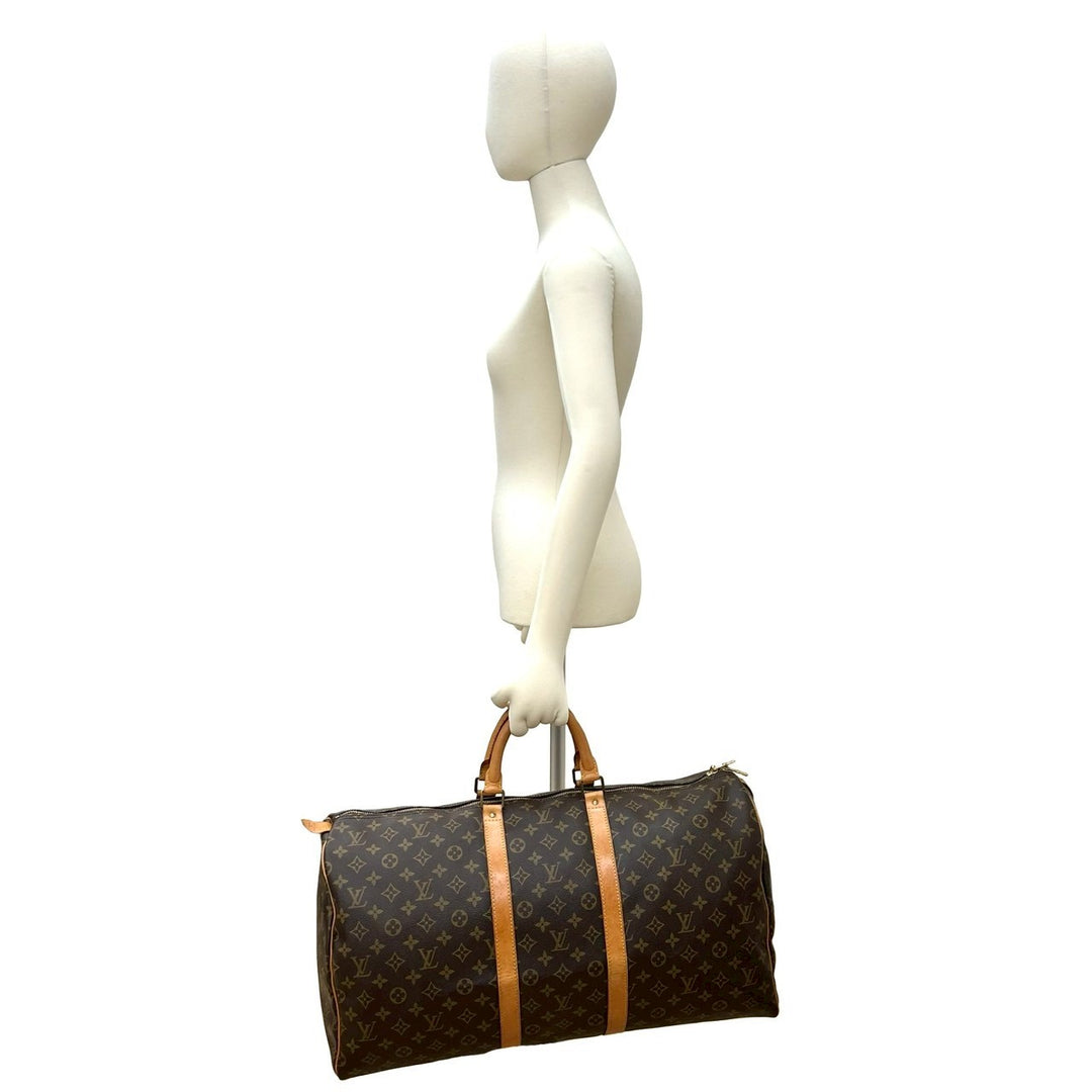 Boston bag Louis Vuitton Keepall 55