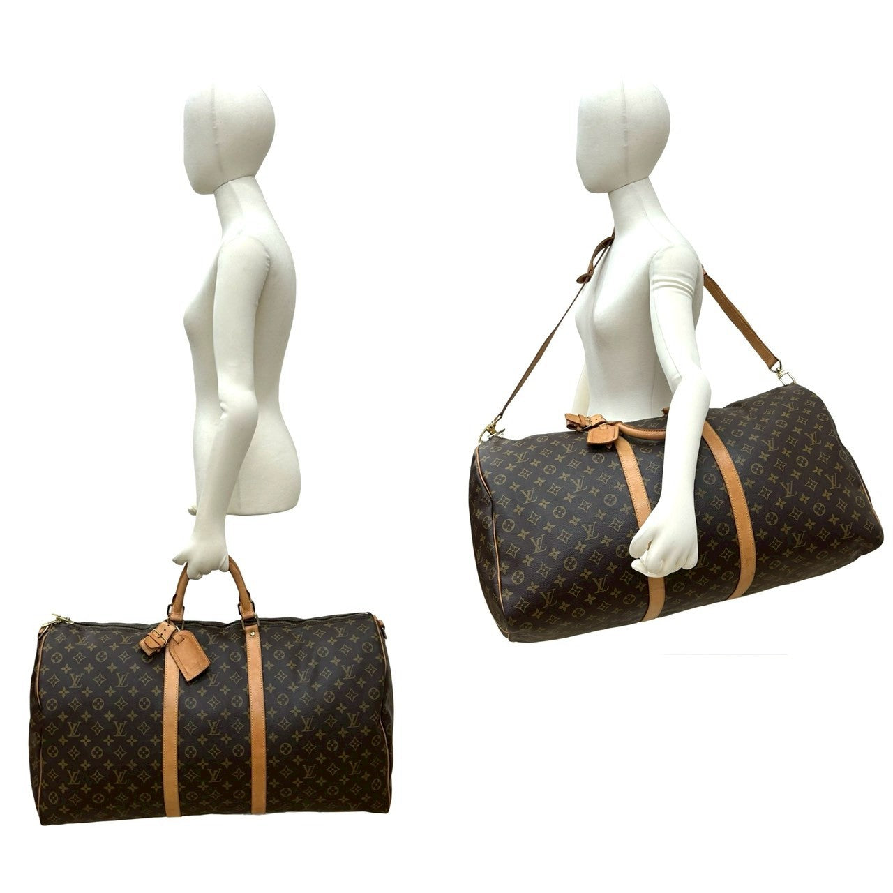 LOUIS VUITTON ルイヴィトン (Vintage) キーポル バンドリエール 60