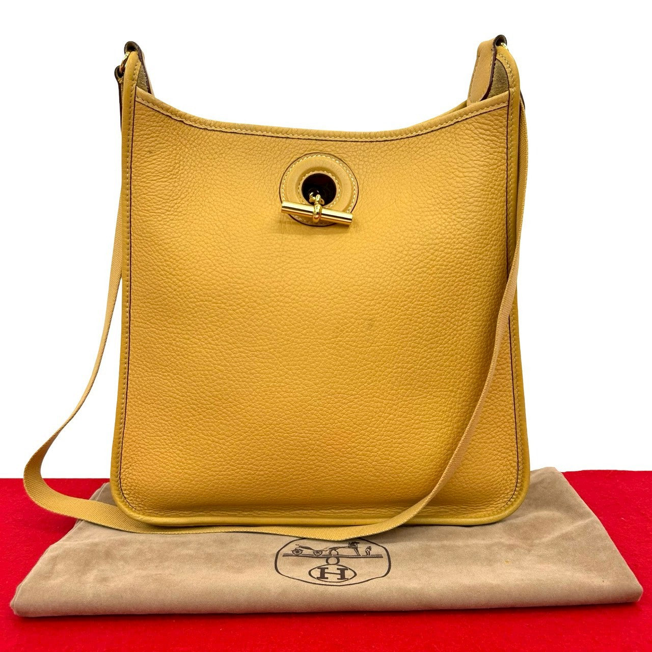 エルメス HERMES ヴェスパPM ヴェスパ PM ヴィンテージ 斜め掛け カバン  ショルダーバッグ レザー B□刻 ブラウン エルメス HERMES ヴェスパPM ヴェスパ PM ヴィンテージ 斜め掛け