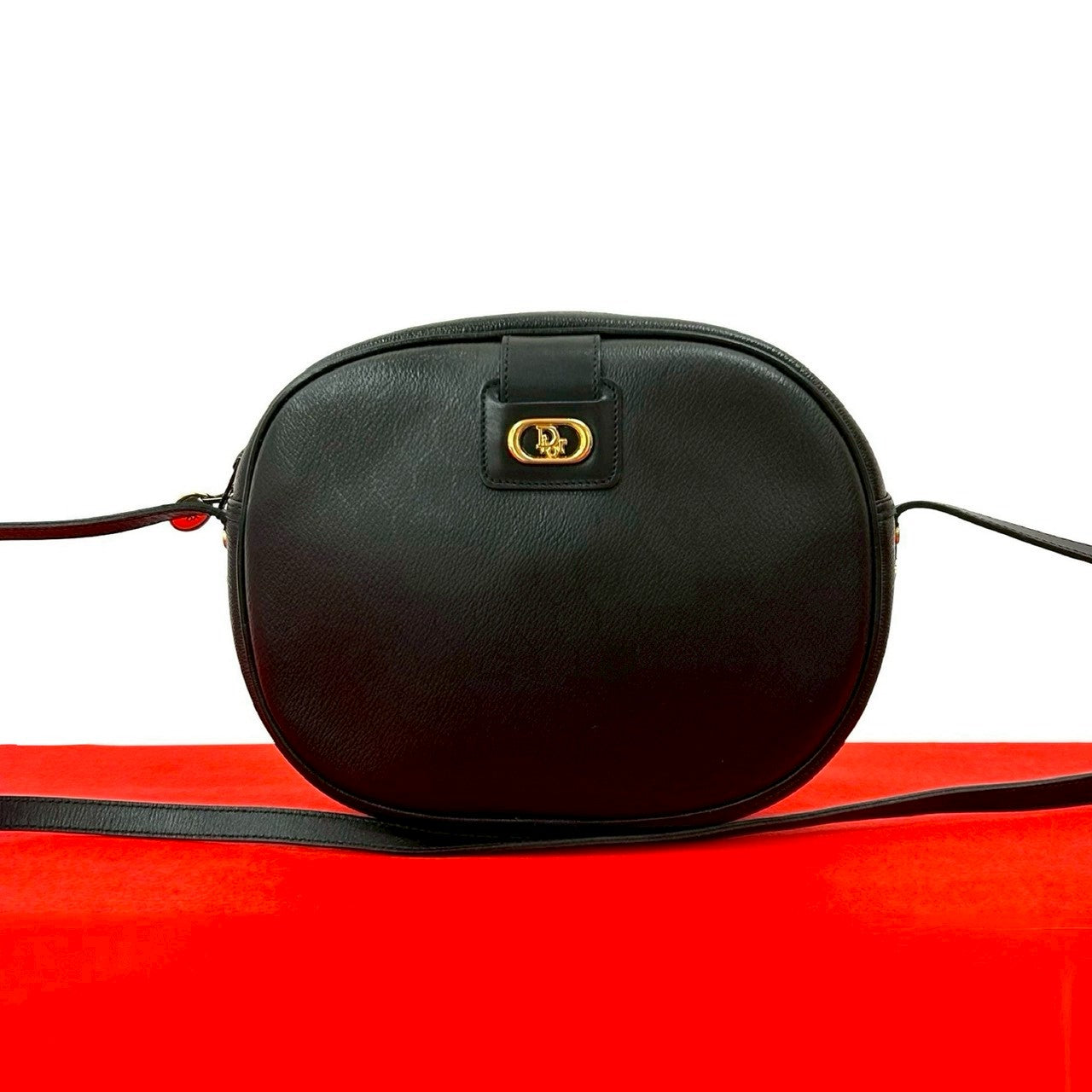Christian Dior ショルダーバッグ レザー ヴィンテージ 茶 Christian Dior クリスチャン ディオール ショルダーバッグ ブラウン