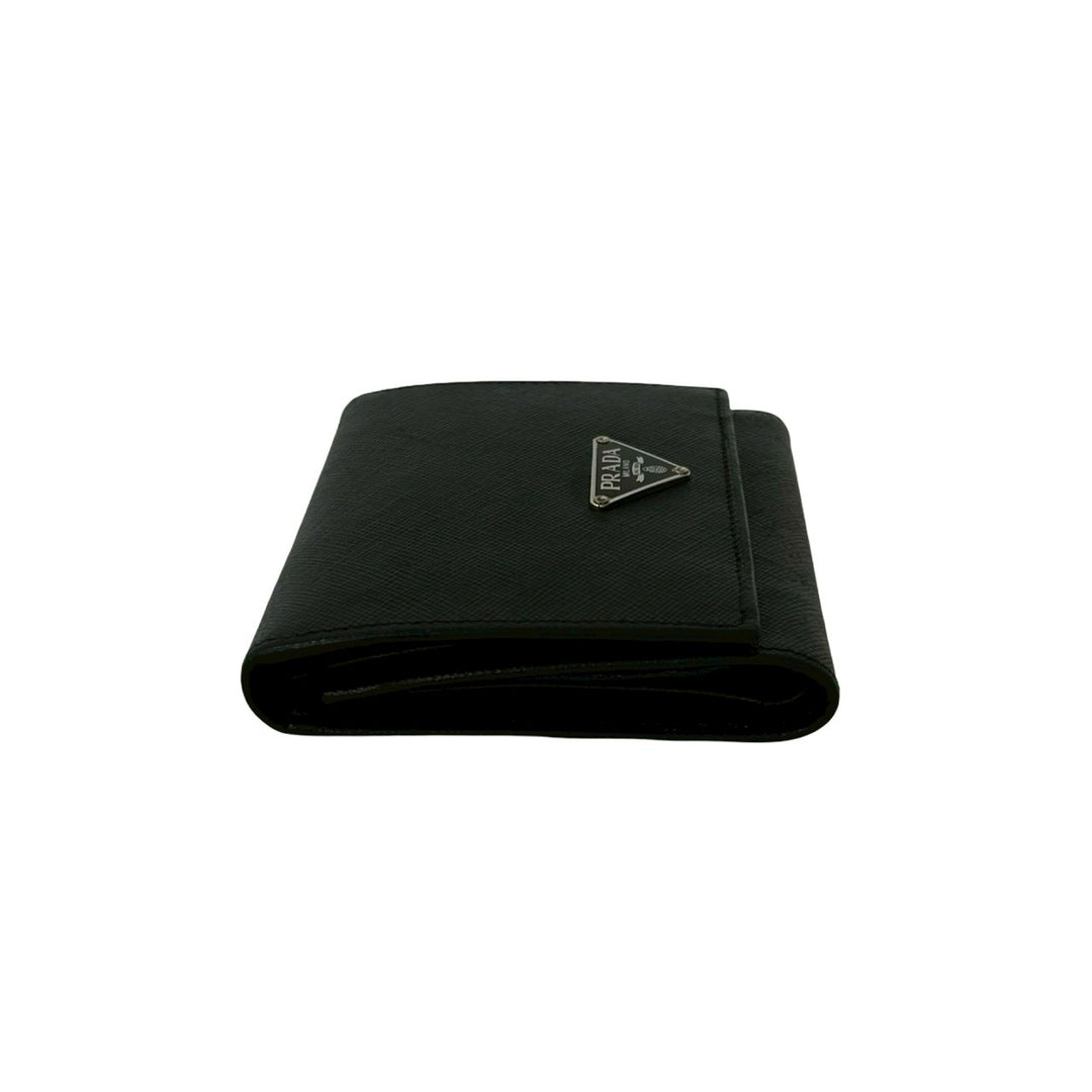 trifold wallet prada