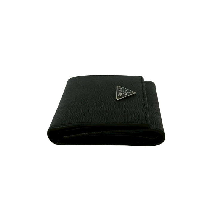 trifold wallet prada