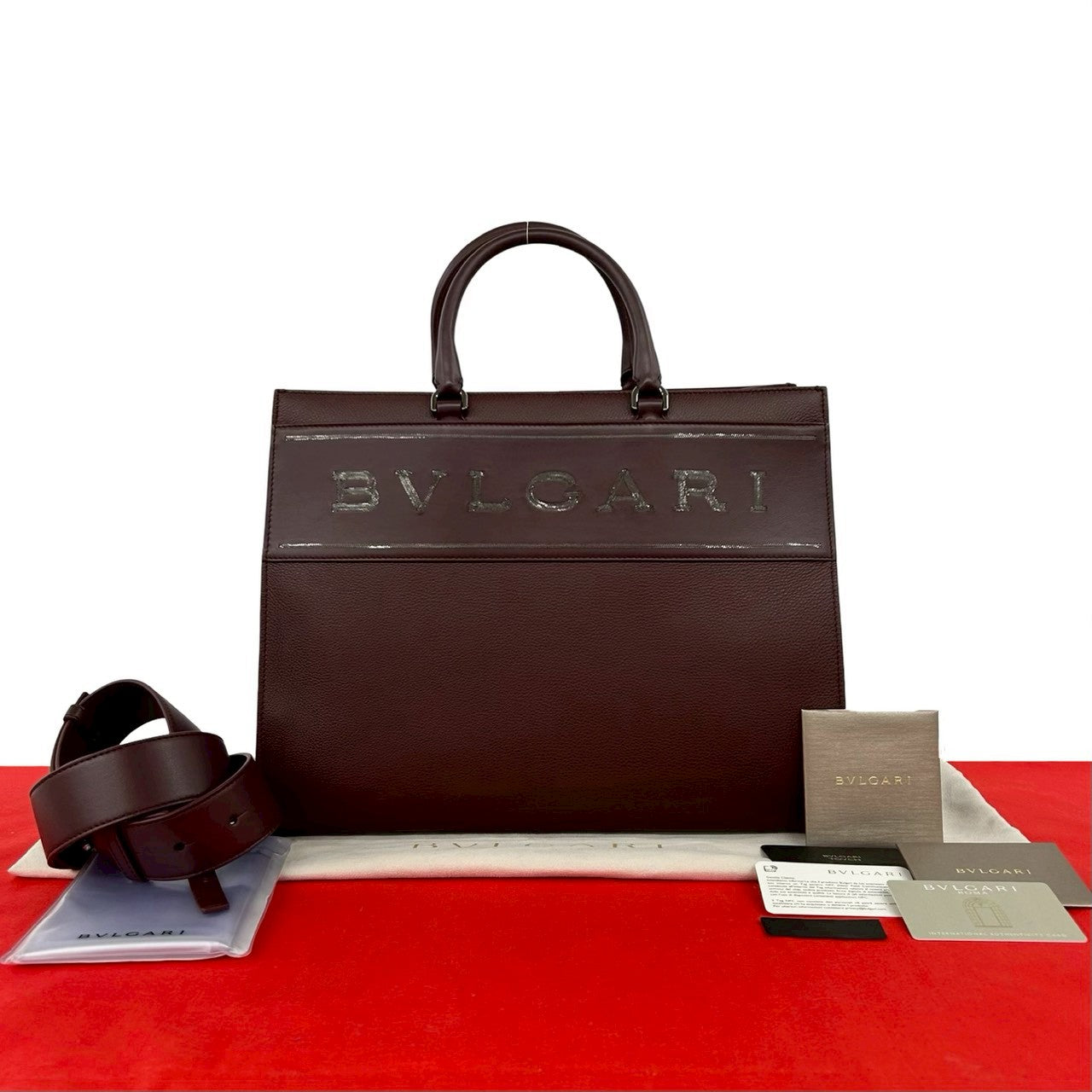 BVLGARI Bvlgari Logo Tote Bag Shoulder Bag – Trip