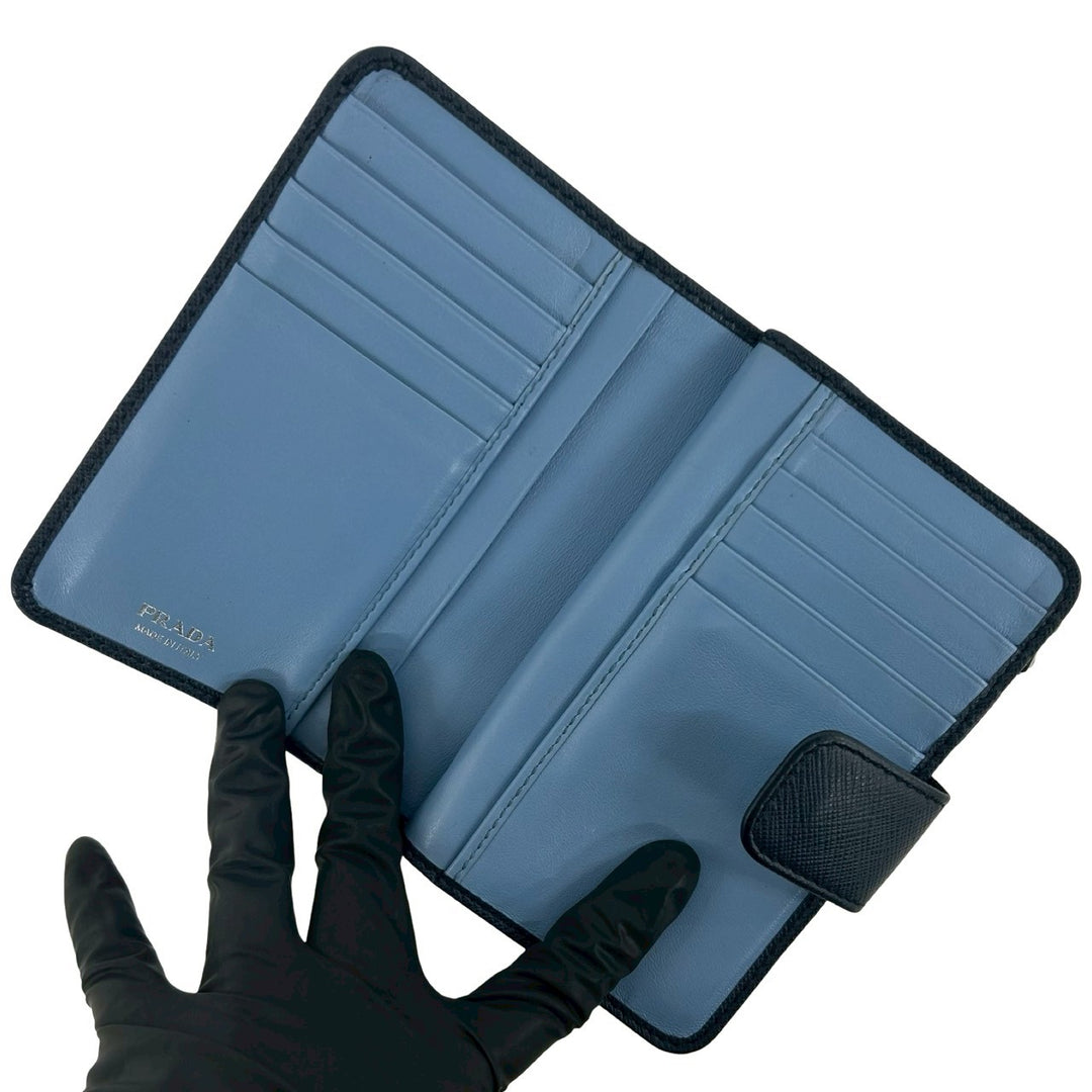 bifold wallet prada