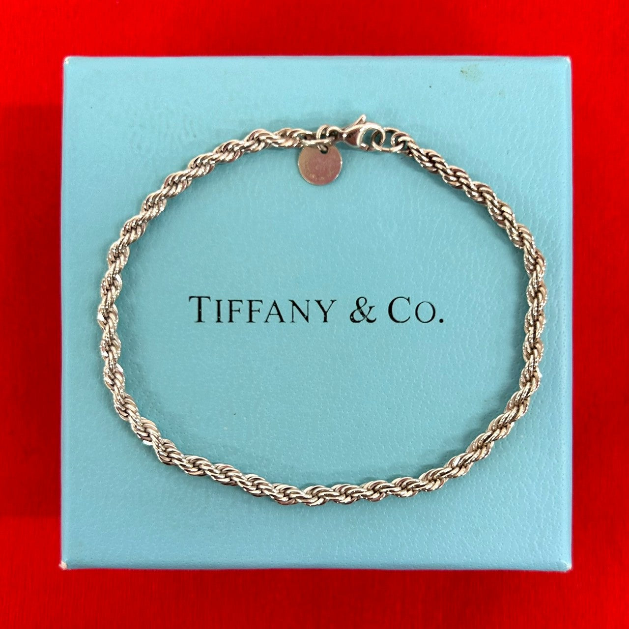 TIFFANY&Co. Tiffany Twist Chain BraceletRubbingCut – Trip