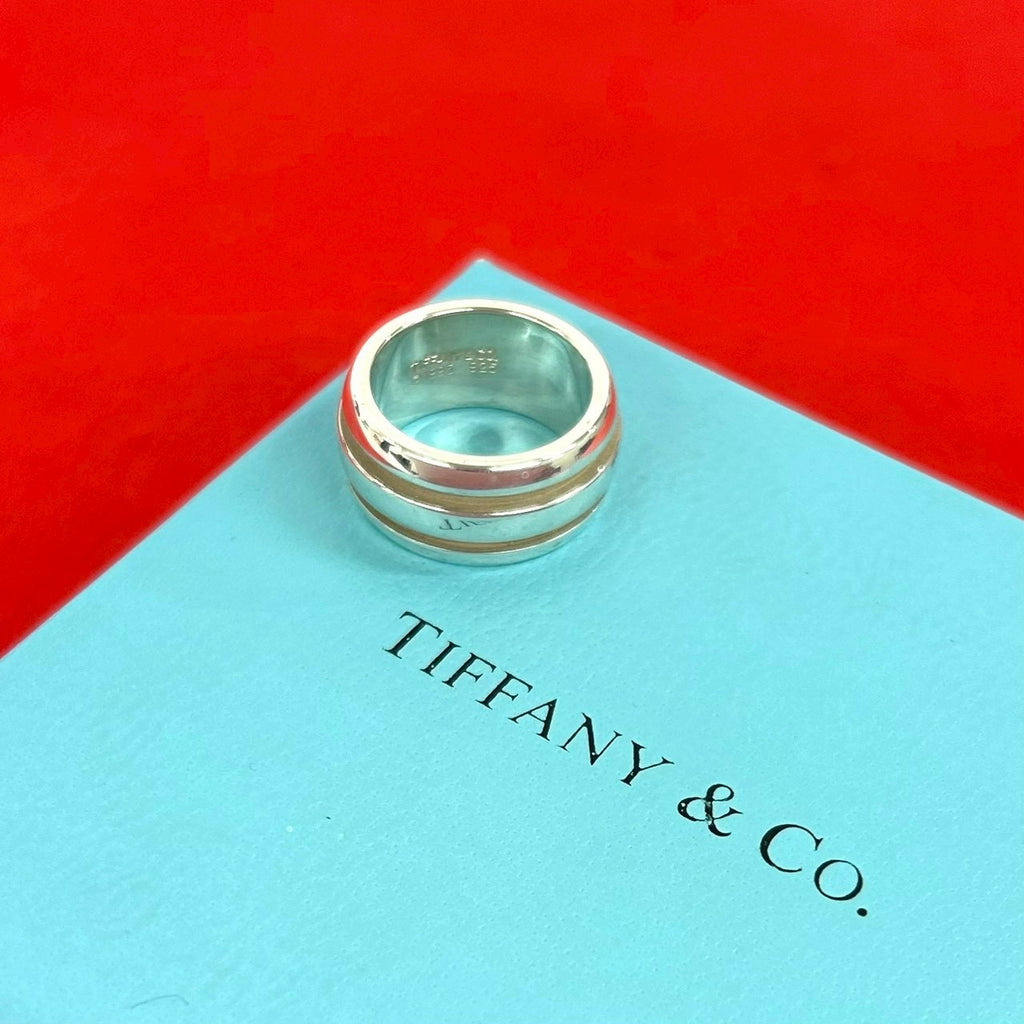 TIFFANY&Co. ティファニー グルーブ ド ダブルライン リング 指輪 – Trip