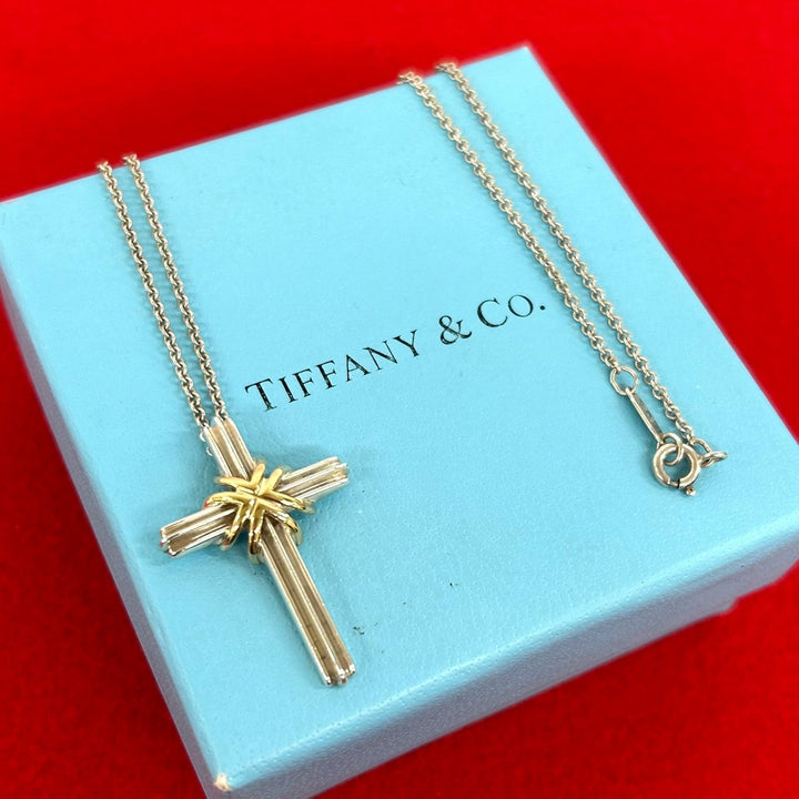 necklace tiffany signature cross necklace