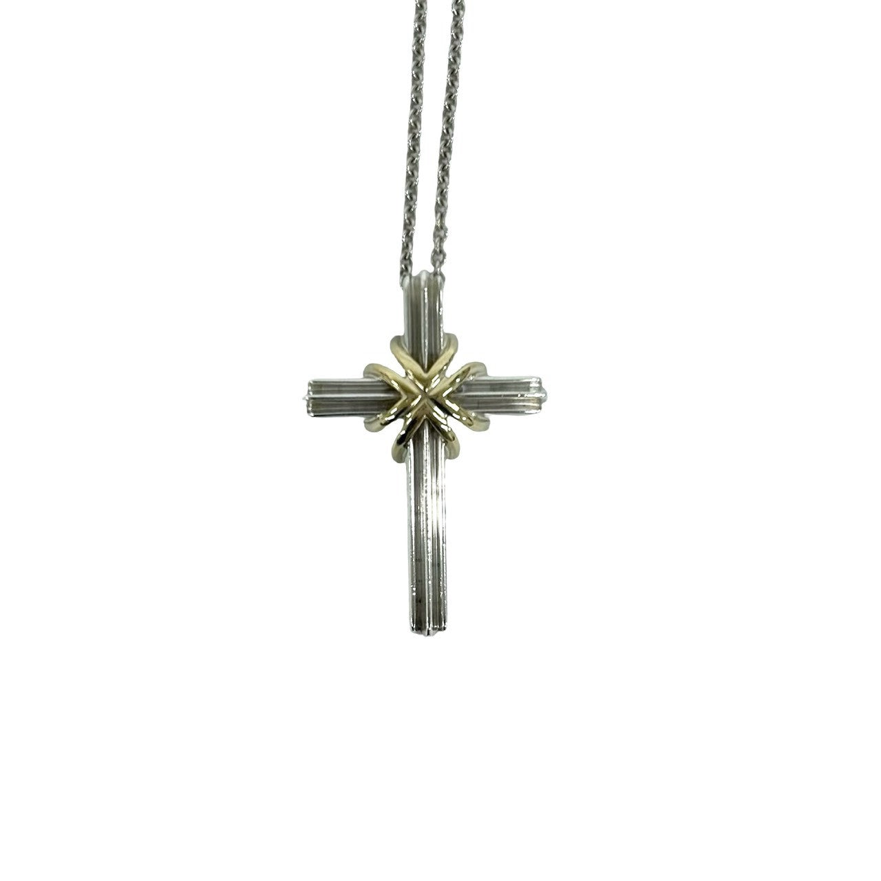 TIFFANY&Co. ティファニー (Vintage) シグネチャー クロス ネックレス