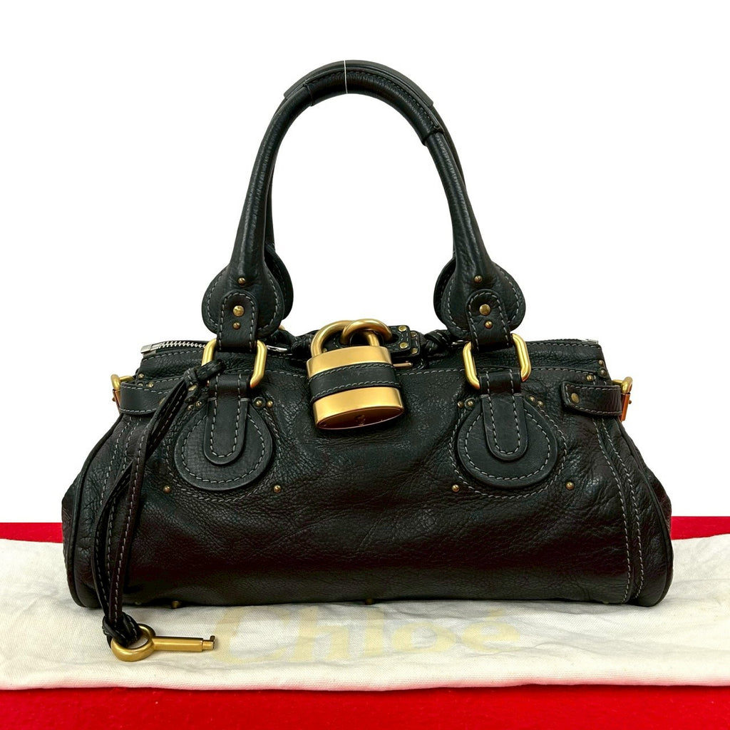 Chloé パディントン　ブラック ハンドバッグ Chloe（クロエ） Chlo〓 パディントン ブラック 黒 ハンドバッグ