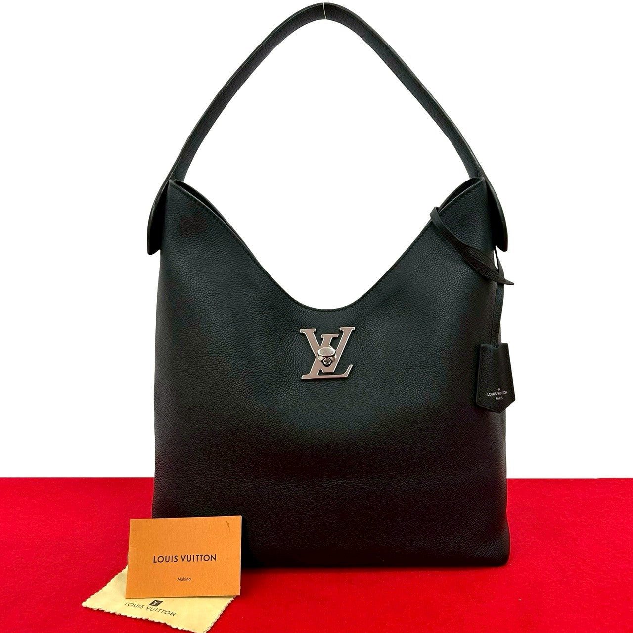 SALE‼️【極美品】LVショルダーバッグ ノワール ブラック ほぼ未使用品 LOUIS VUITTON ルイヴィトン ロックミー ホーボー ショルダーバッグ – Trip