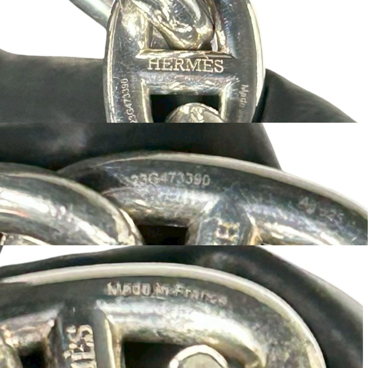 【美品】HERMES エルメス　シェーヌダンクル　MM 16コマ HERMES エルメス シェーヌダンクル MM 16コマ ブレスレット – Trip