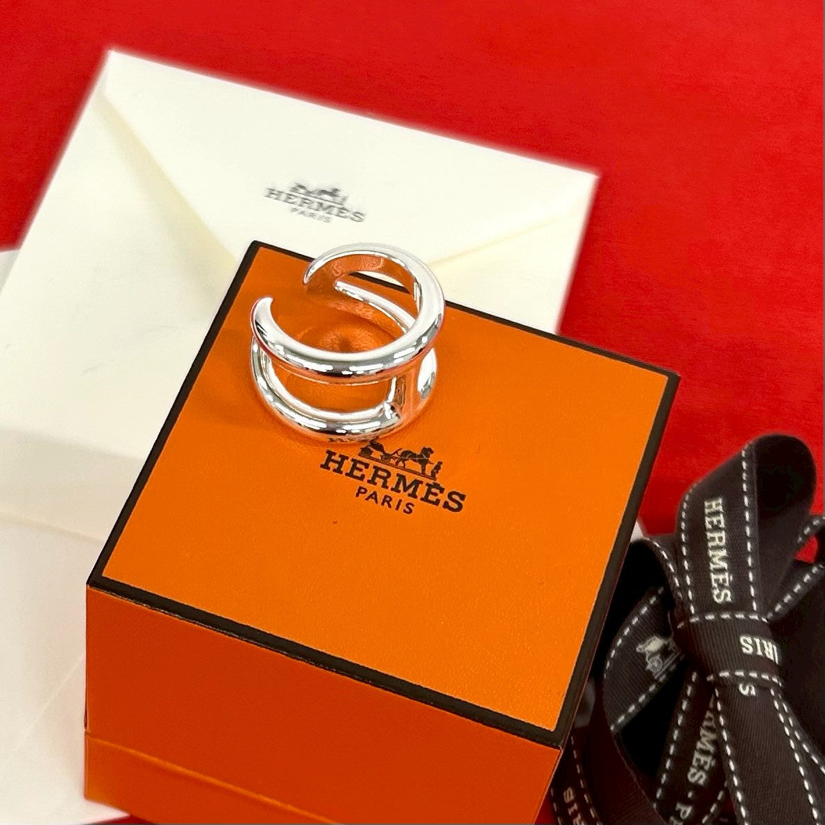 HERMES エルメス オスモズ GM リング 指輪 – Trip