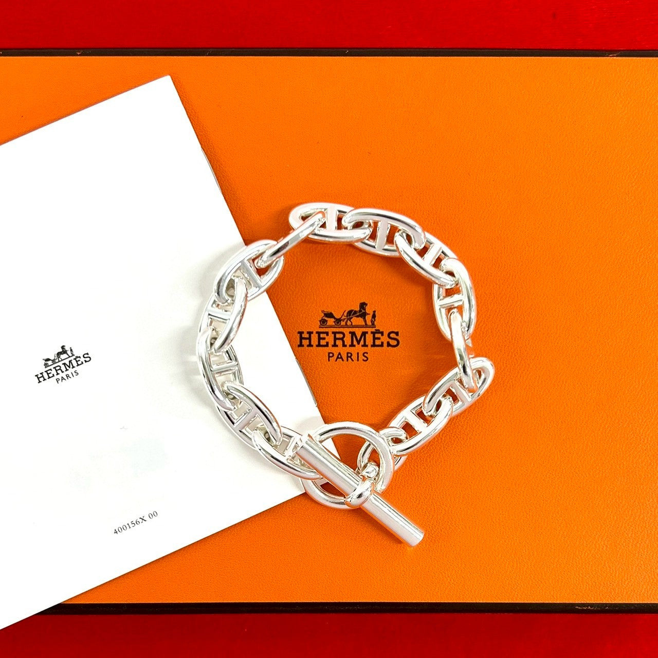HERMES エルメス シェーヌダンクル GM ブレスレット 13コマ – Trip