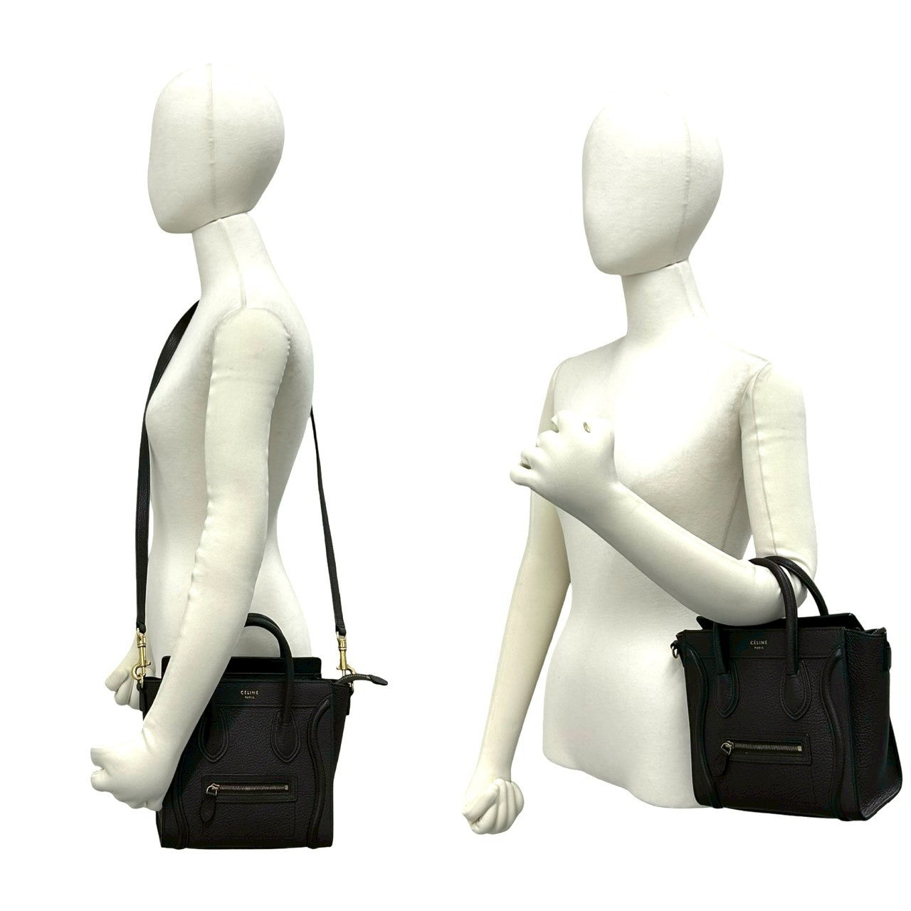CELINE セリーヌ ラゲージ ナノ ショッパー ショルダーバッグ – Trip