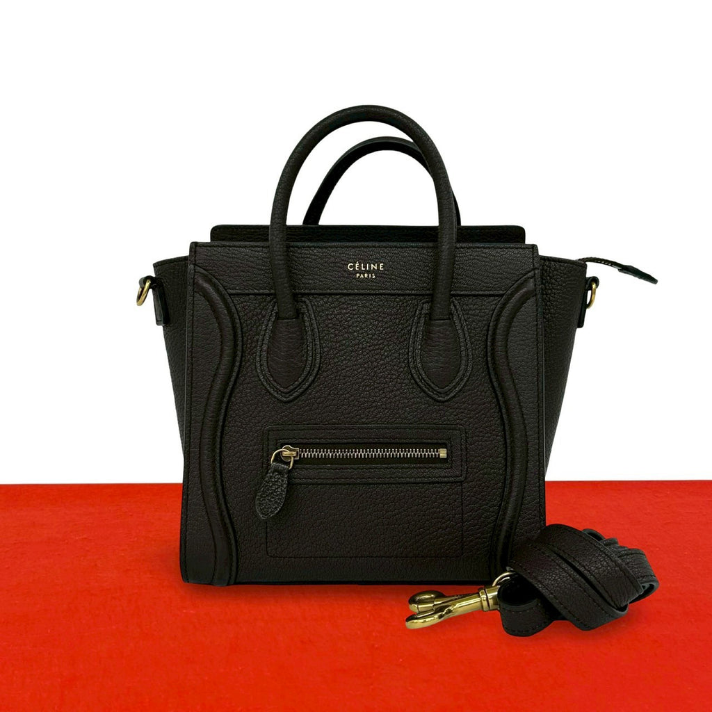 CELINE セリーヌ ラゲージ ナノ ショッパー ショルダーバッグ – Trip