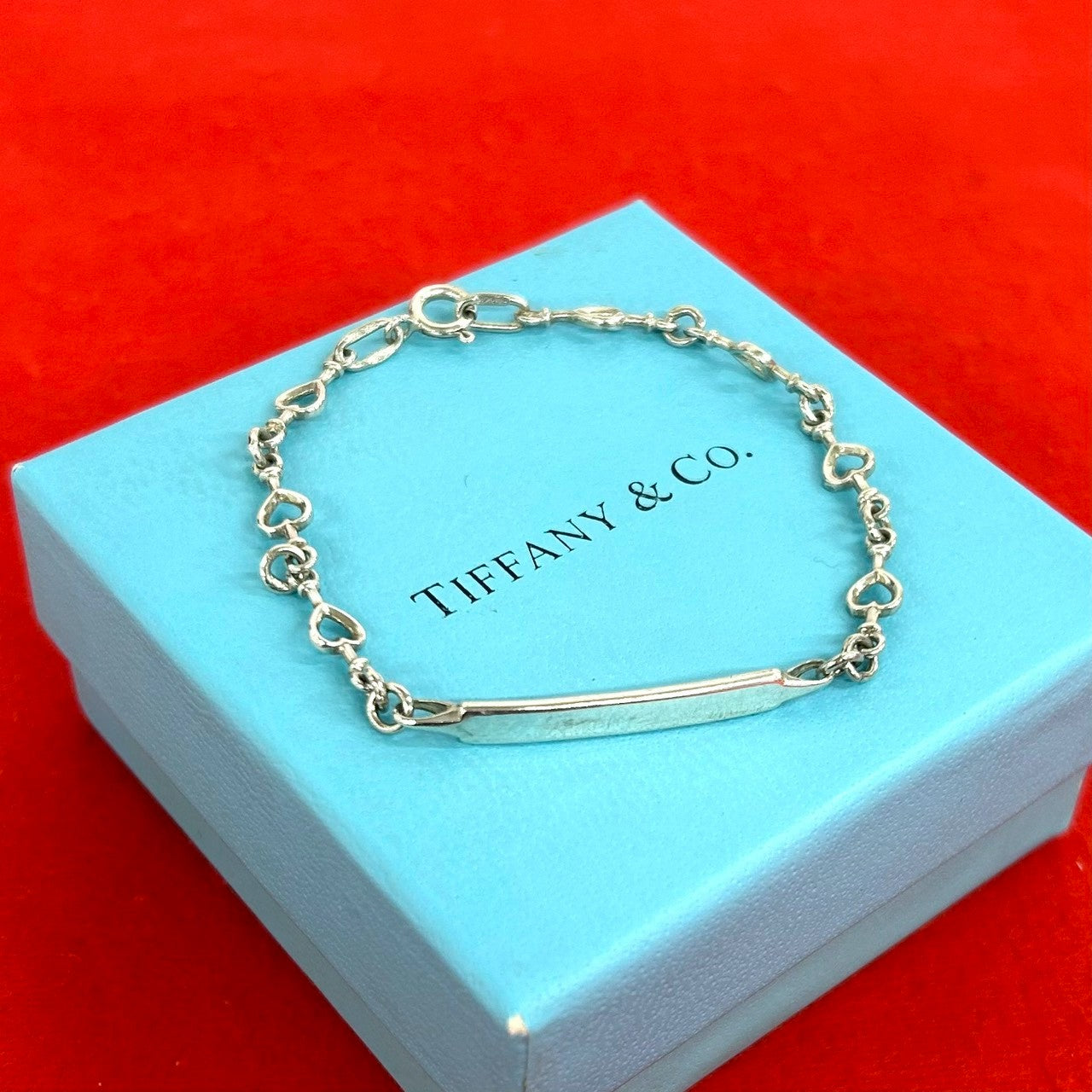 TIFFANY&Co. ティファニー (Vintage) ハートリンク ID ブレスレット – Trip