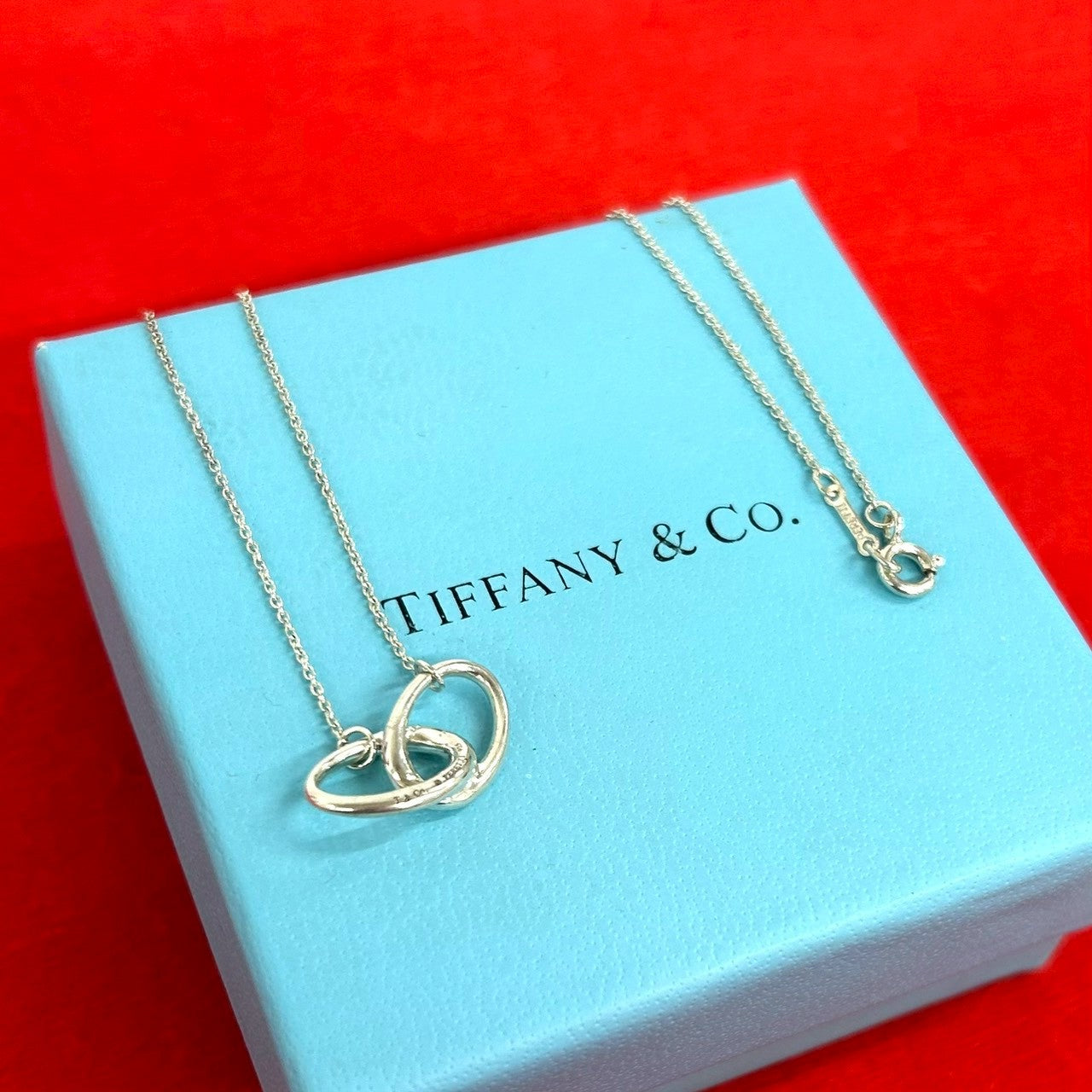 美品 Tiffany & Co. ダブルループ ネックレス シルバー925 TIFFANY&Co. ティファニー (Vintage) ダブル ループ ネックレス – Trip