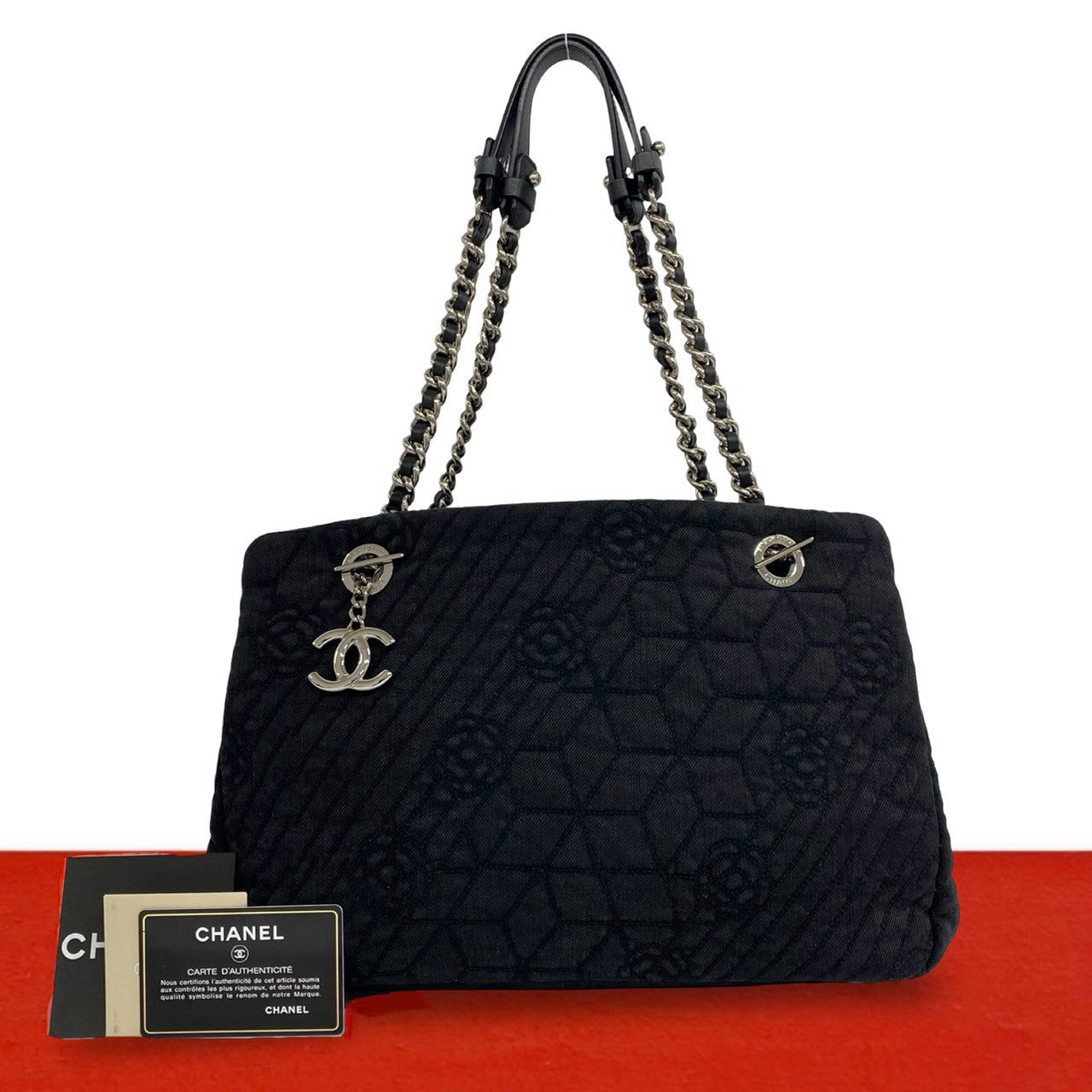 超美品CHANEL カメリア　ショルダーバッグ CHANEL シャネル カメリア ショルダーバッグ – Trip