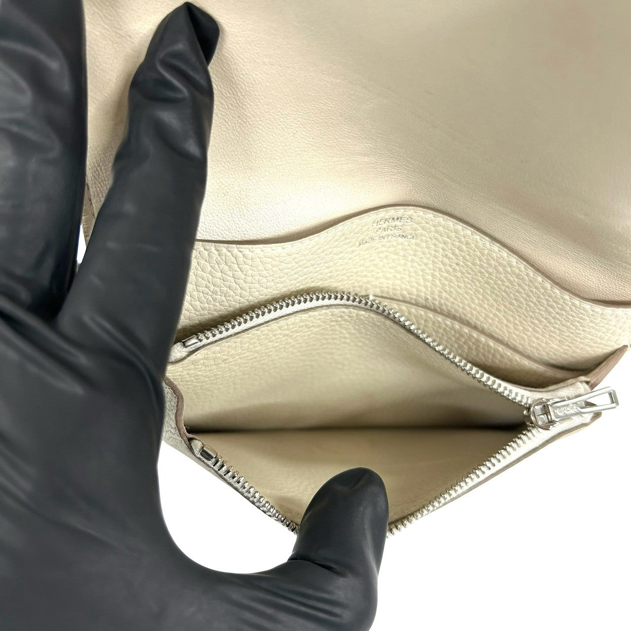 HERMES エルメス ドゴン コンパクト 二つ折り財布 トリヨンクレマンス