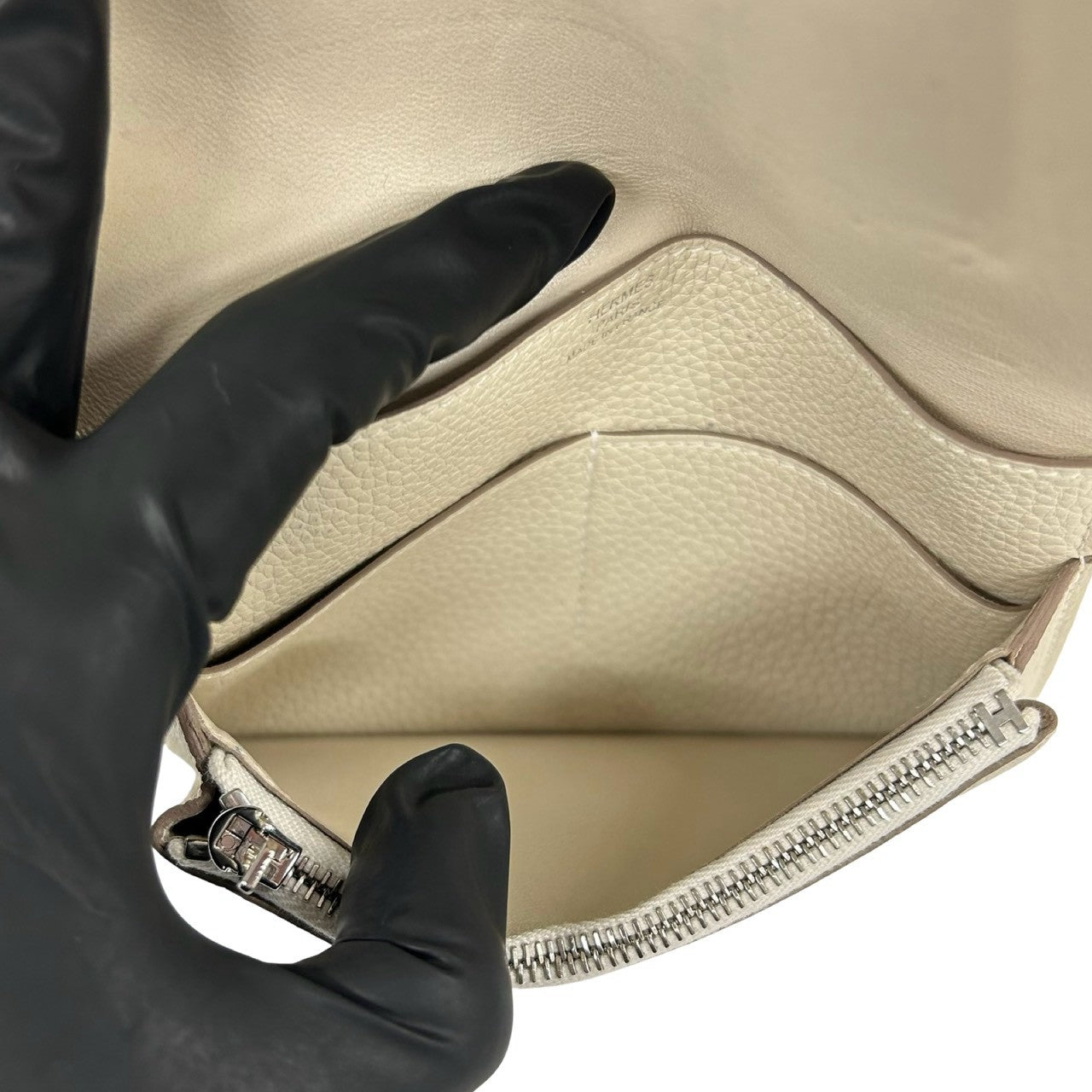 HERMES エルメス ドゴン コンパクト 二つ折り財布 トリヨンクレマンス