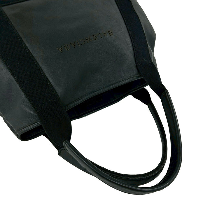 Tote bag Balenciaga navy cabas XS