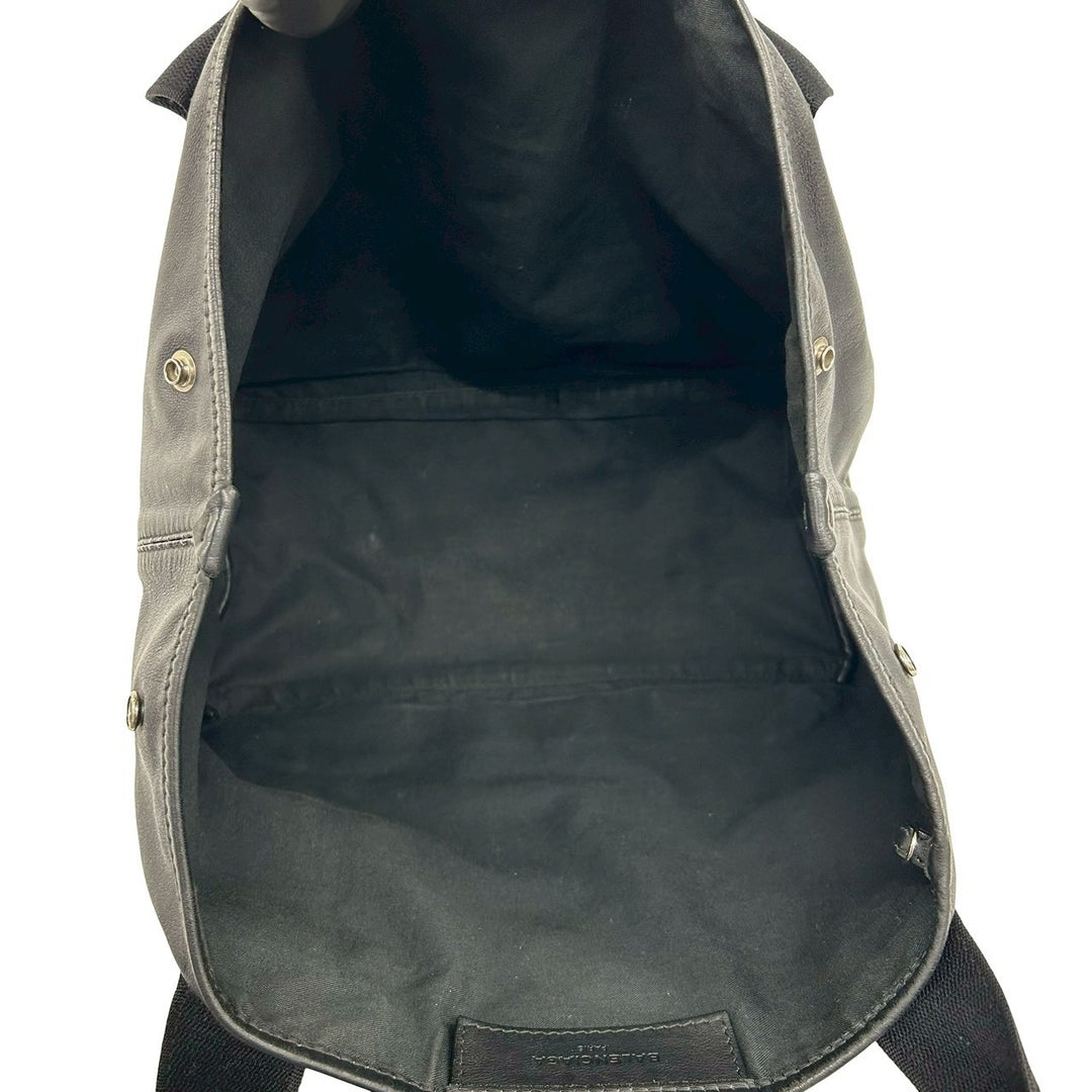 Tote bag Balenciaga navy cabas XS