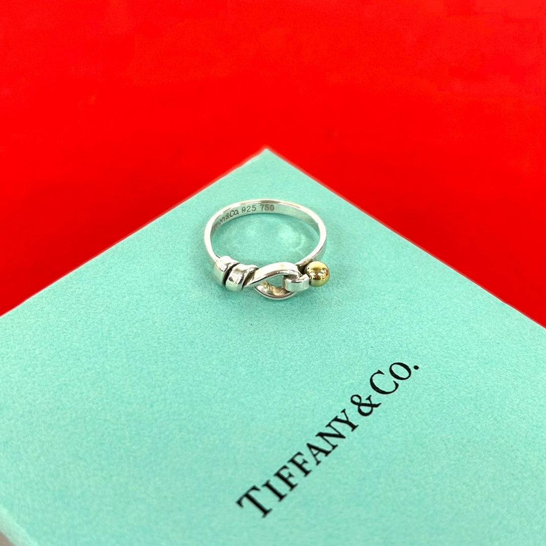 TIFFANY&Co. ティファニー ラブノット 925 K18 750YG リング・指輪 – Trip