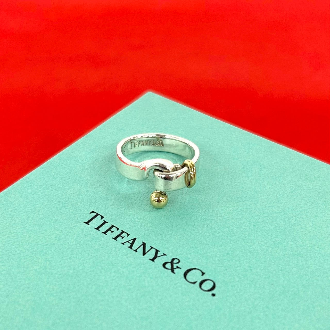 TIFFANY&Co. ティファニー フック＆アイ 925 K18 750YG リング 指輪 – Trip