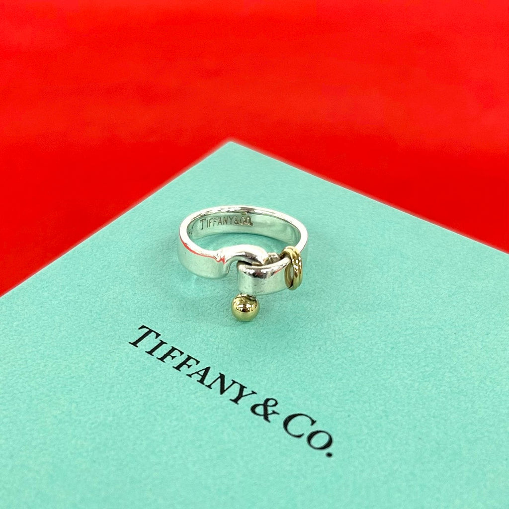 TIFFANY&Co. ティファニー フック＆アイ 925 K18 750YG リング 指輪 – Trip