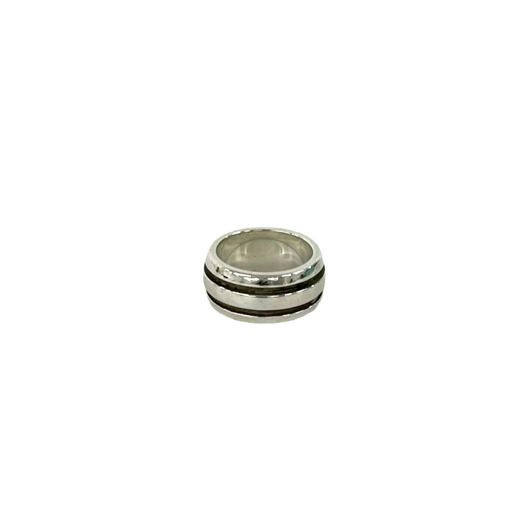 Rings Tiffany Grooved Double Line Ring