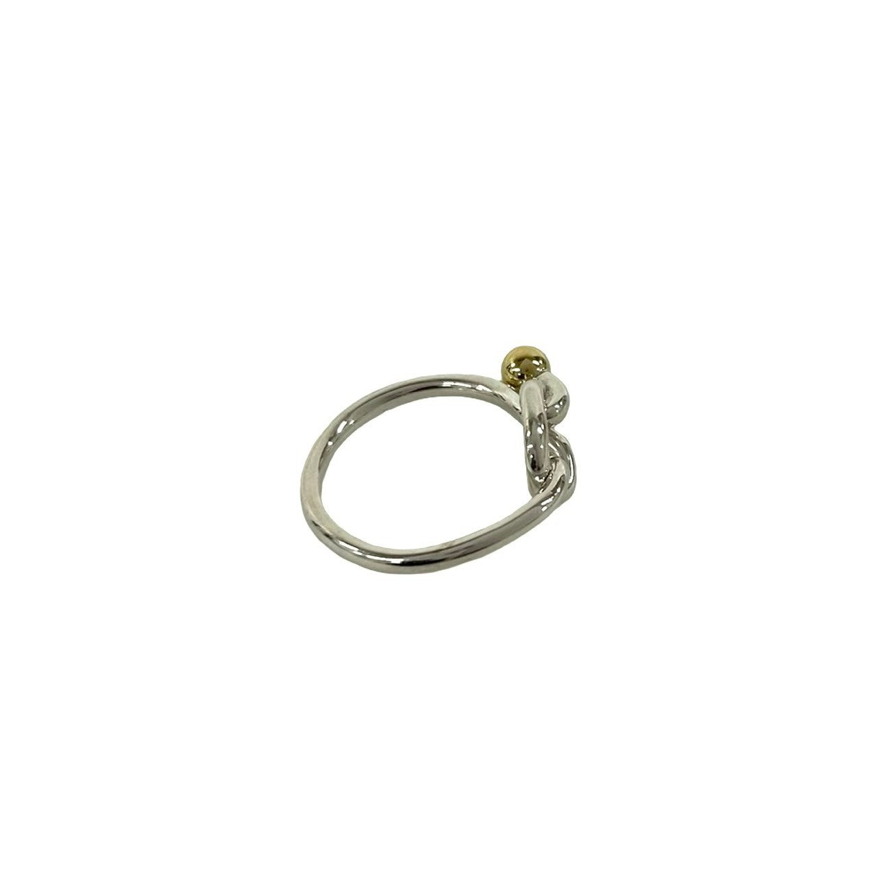 TIFFANY&Co. ティファニー ラブノット リング 指輪 9号 925 K18 750YG