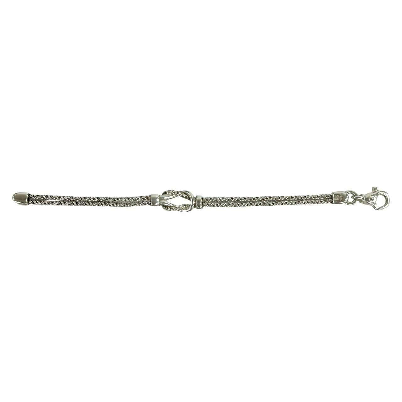 TIFFANY&Co. ティファニー ダブルロープ センターノット ブレスレット