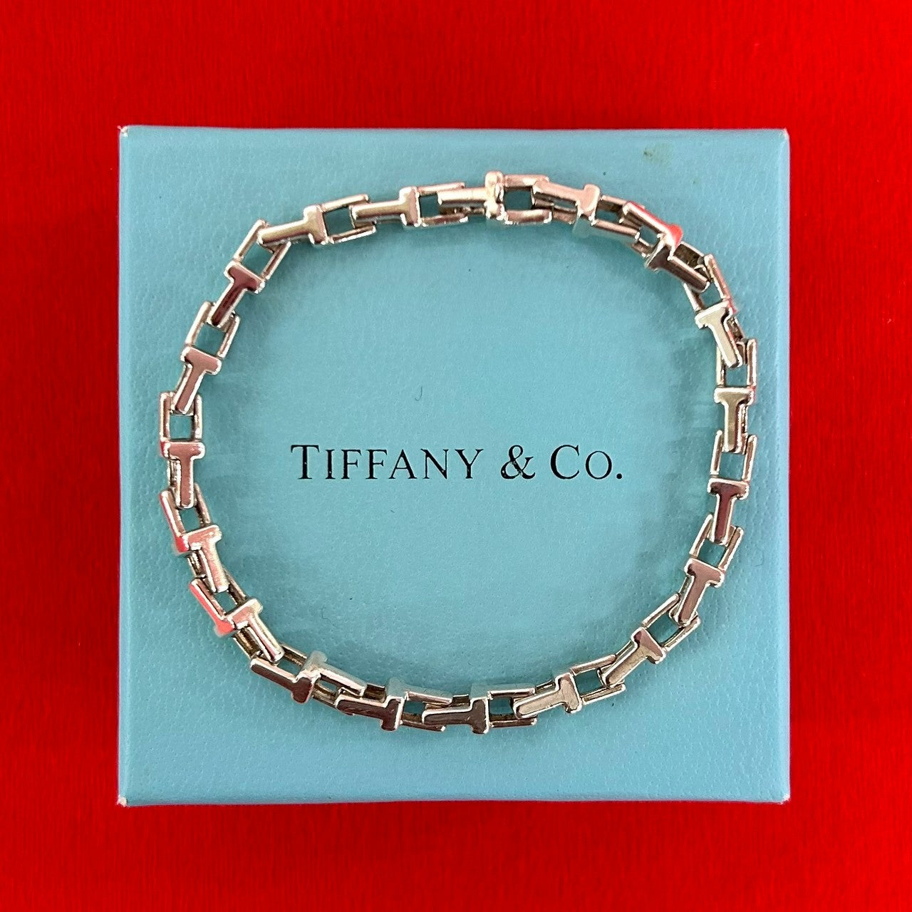 希少 80's Old Tiffany & Co. ナロー ID ブレスレット TIFFANY&Co. ティファニー T ナロー ブレスレット – Trip