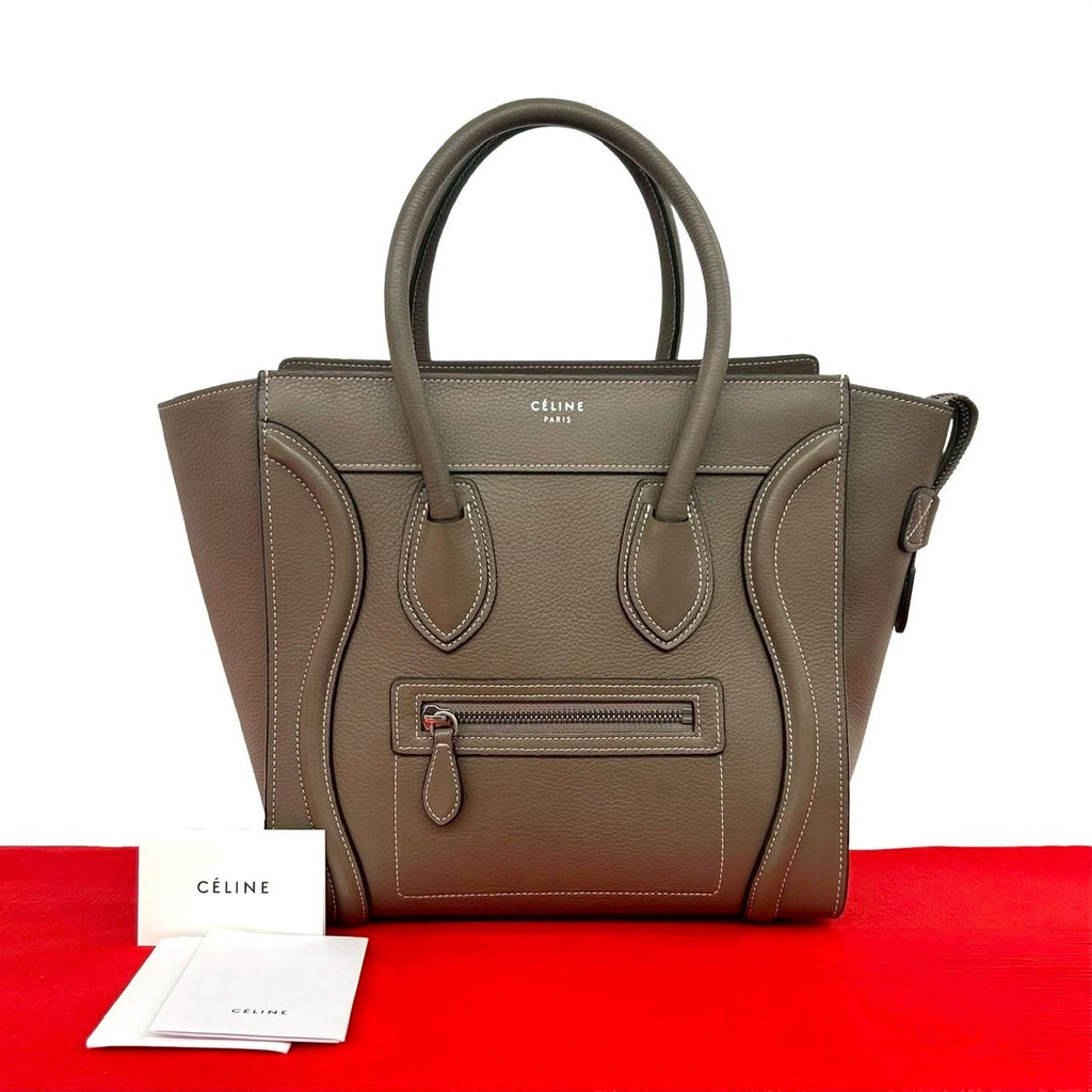 CELINE セリーヌ ラゲージ マイクロショッパー ハンドバッグ – Trip
