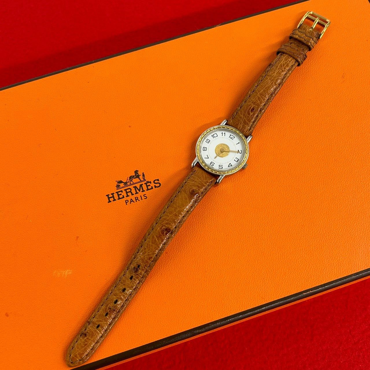 HERMES エルメス (Vintage) セリエ コンビウォッチ 腕時計