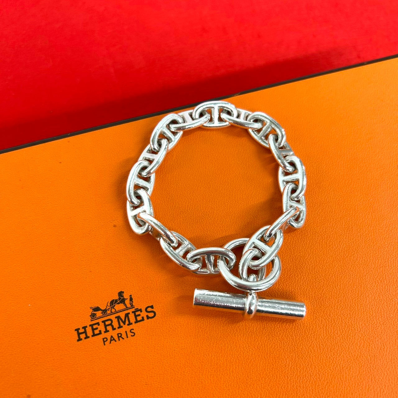 HERMES エルメス (Vintage) マルジェラ期 シェーヌダンクル MM 16コマ
