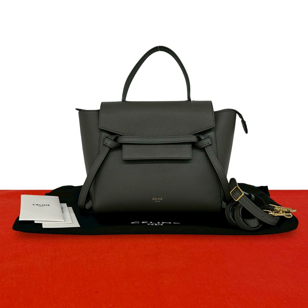 CELINE ベルトバッグ　ナノ　17万円 CELINE セリーヌ ベルトバッグ ナノ ショルダーバッグ – Trip
