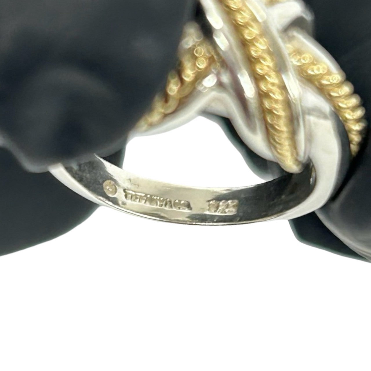 TIFFANY&Co. ティファニー シグネチャー クロス リング 925 K18 750YG