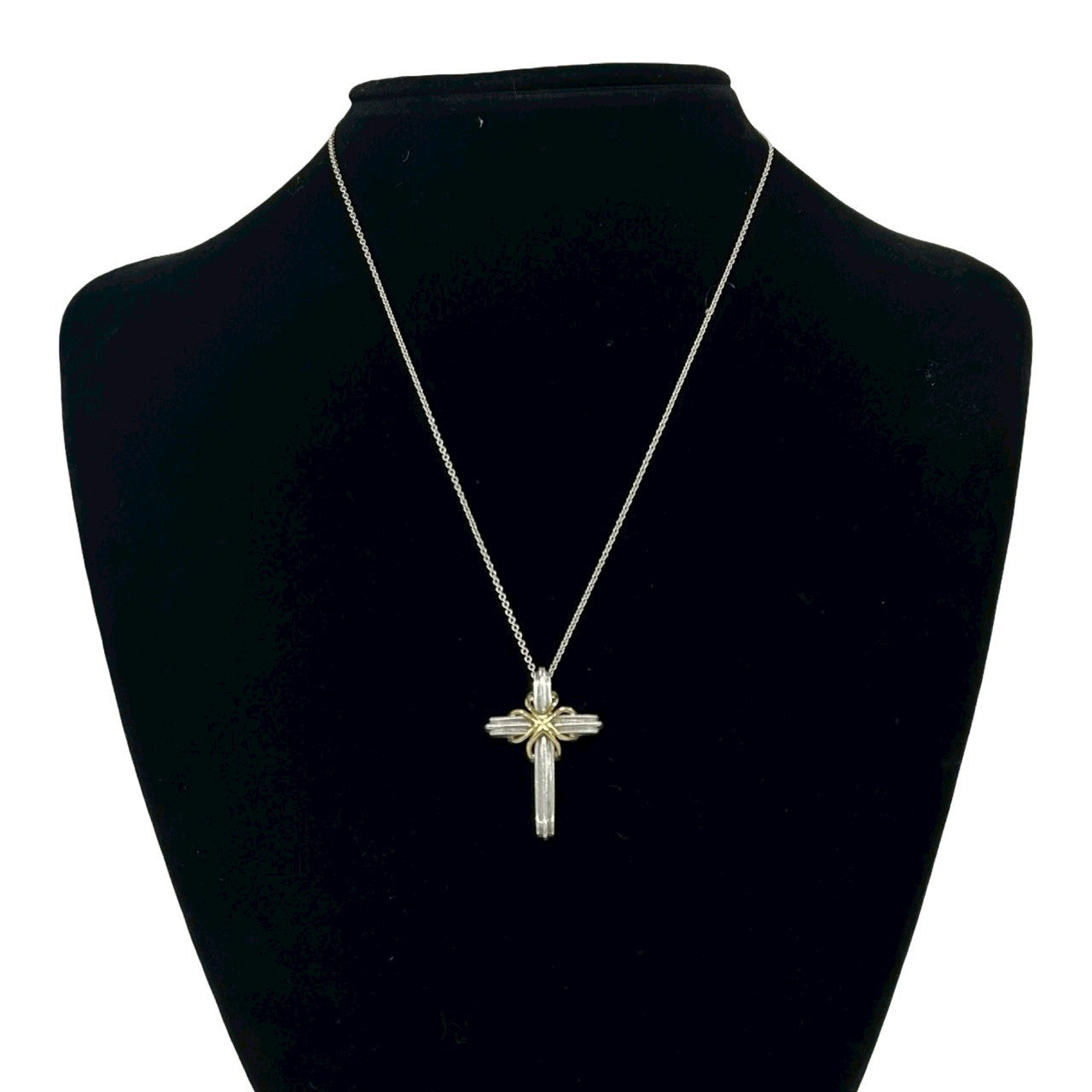 TIFFANY&Co. ティファニー (Vintage) シグネチャー クロス ネックレス