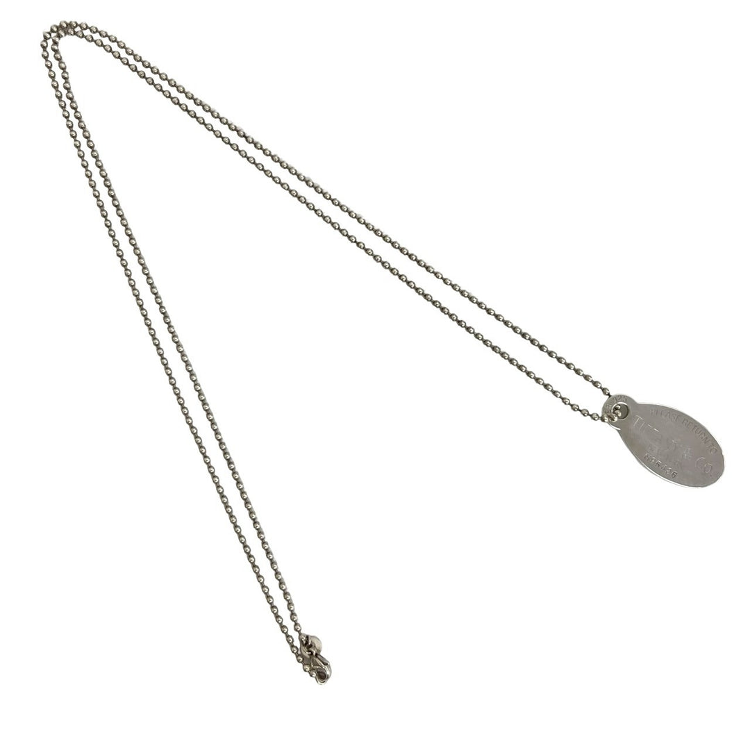 necklace tiffany return toe oval