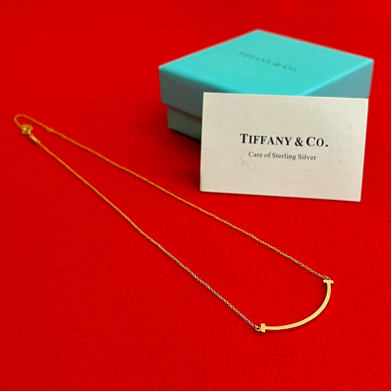 TIFFANY&Co. ティファニー Tスマイル ネックレス – Trip 