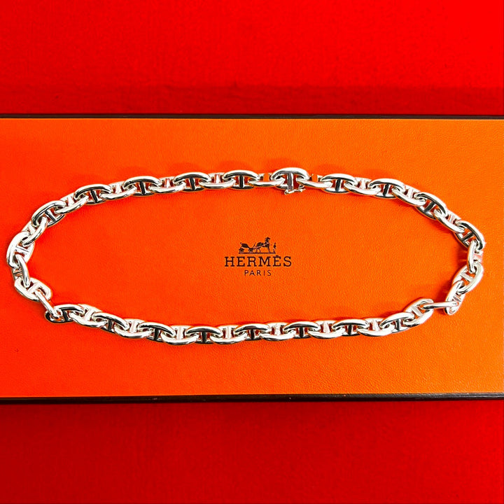 ネックレス エルメス シェーヌダンクル PM ネックレス 44コマ