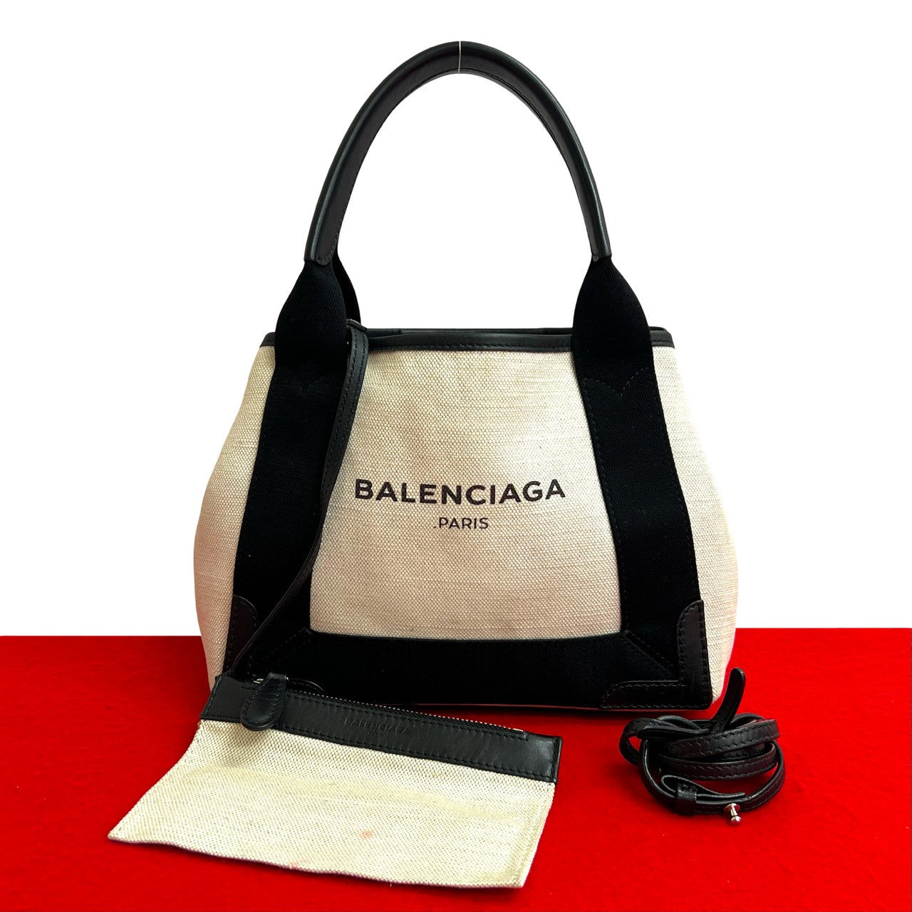 BALENCIAGA バレンシアガ ネイビーカバス S ショルダーバッグ – Trip