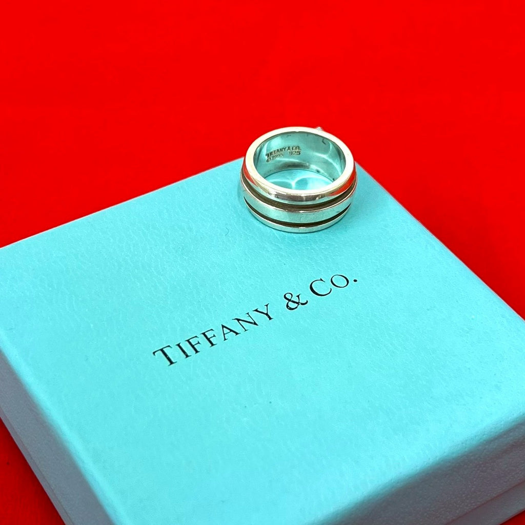TIFFANY&Co. Tiffany Grooved Double Line Ring Ring – Trip