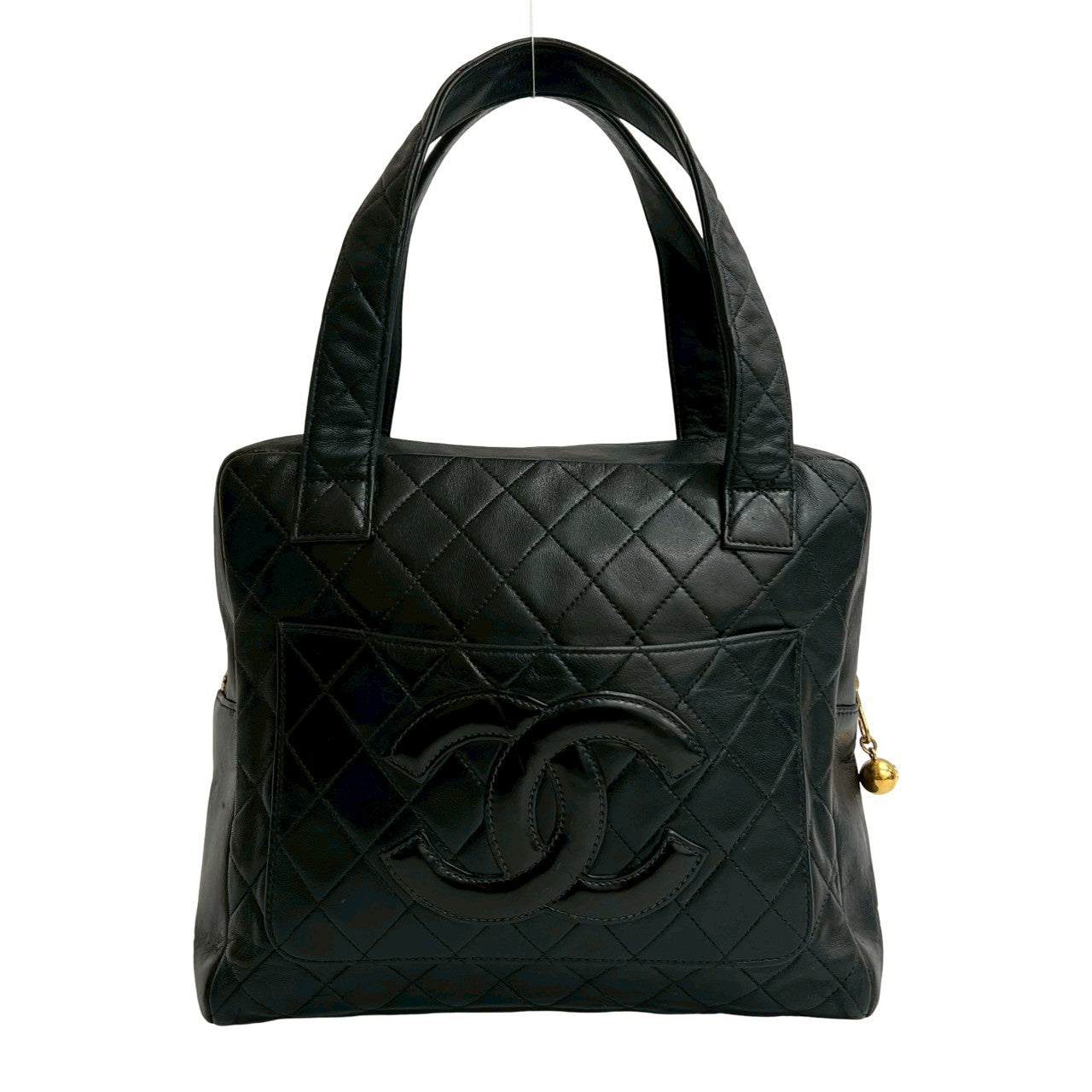 CHANEL シャネル ハンドバッグ ブラック ココマーク レザー シャネル 