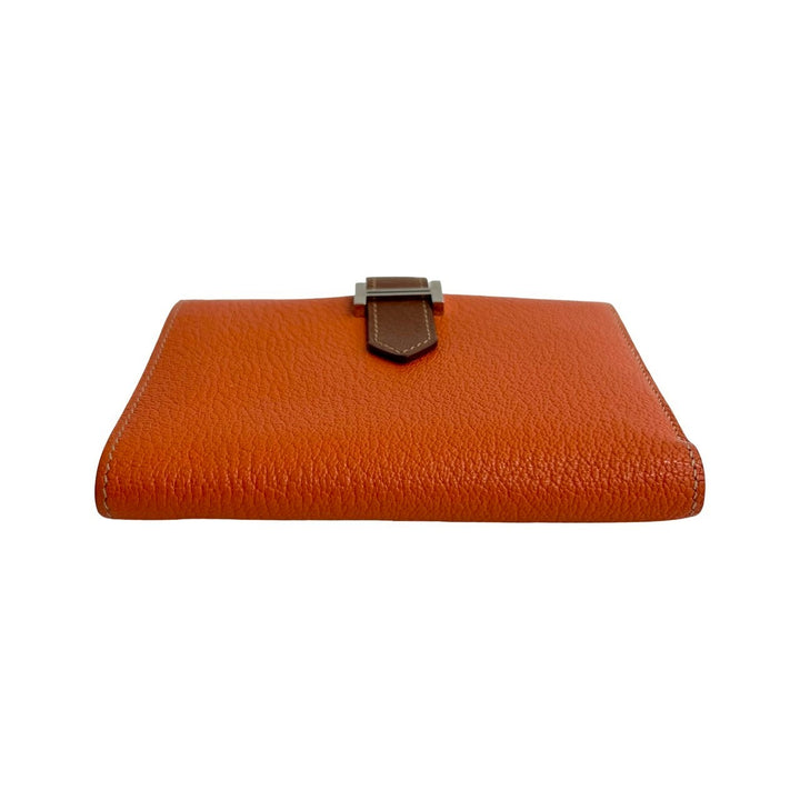 Bifold wallet Hermes Bearn compact